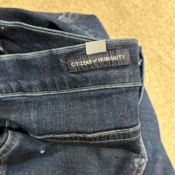 Citizens of Humanity Carlie High Rise Skinny Stretch Dark Blue Jeans Women 30 - Picture 10 of 13